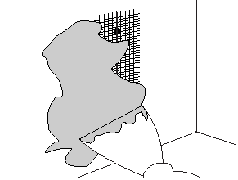 Platrage et sablage du mur